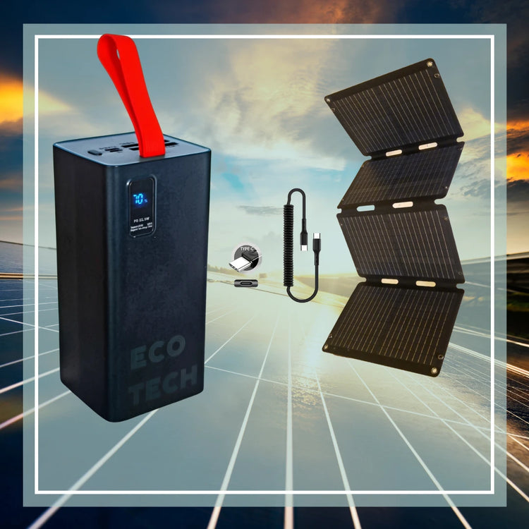 🔋 Portable Solar Panels & Power Banks – Power On the Move