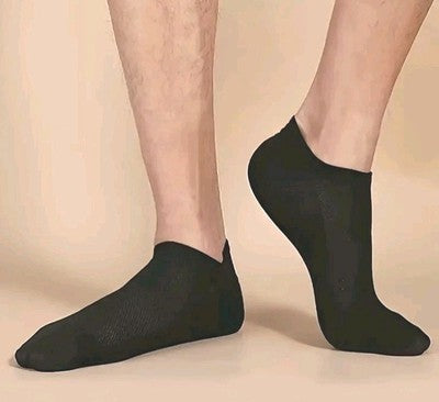 Mens Ankle Trainer Socks 10 Pairs Polyester Low Cut Liner UK Stock Fast Shipp