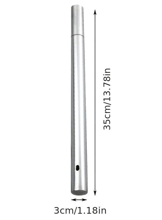 30/35/40cm Metal BBQ Skewers Stainless Steel Cooking Barbecue Kebab Grill Sticks