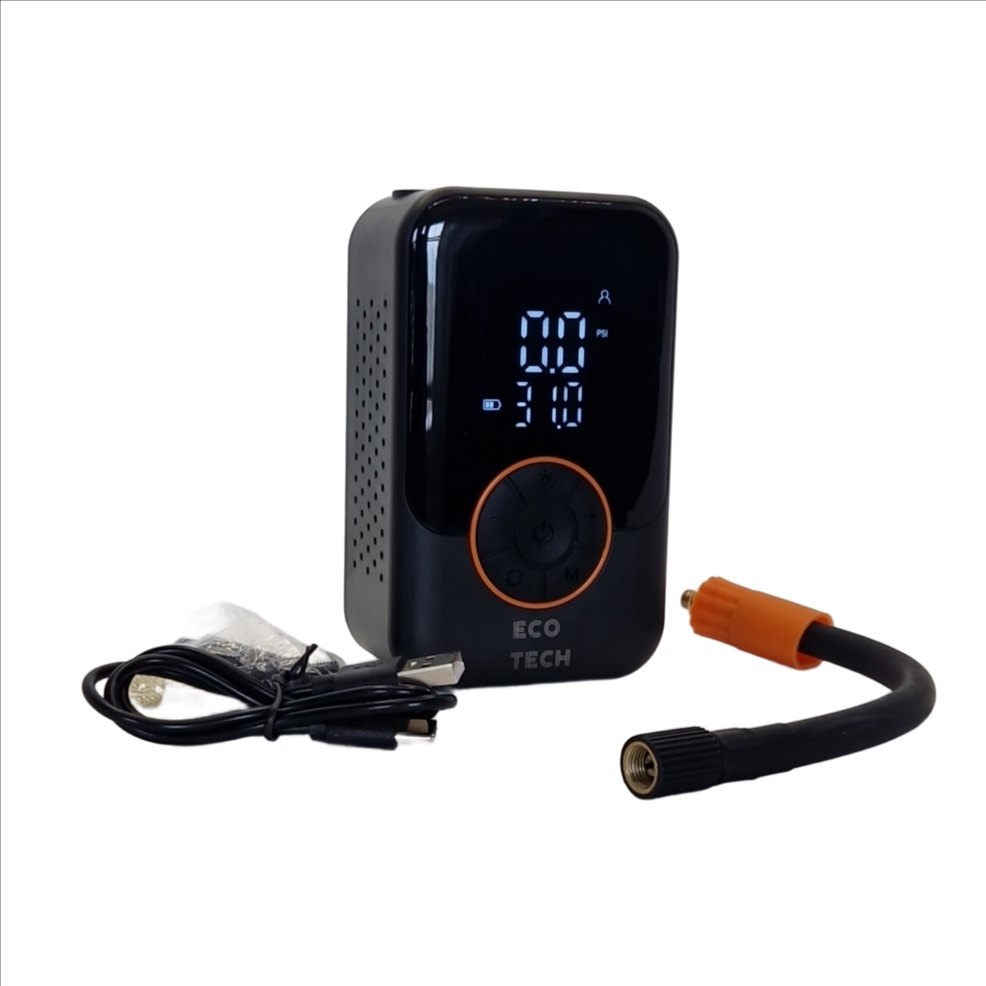 Wireless Tyre Inflator 150PSI - USB Rechargeable Digital Air Pump UK