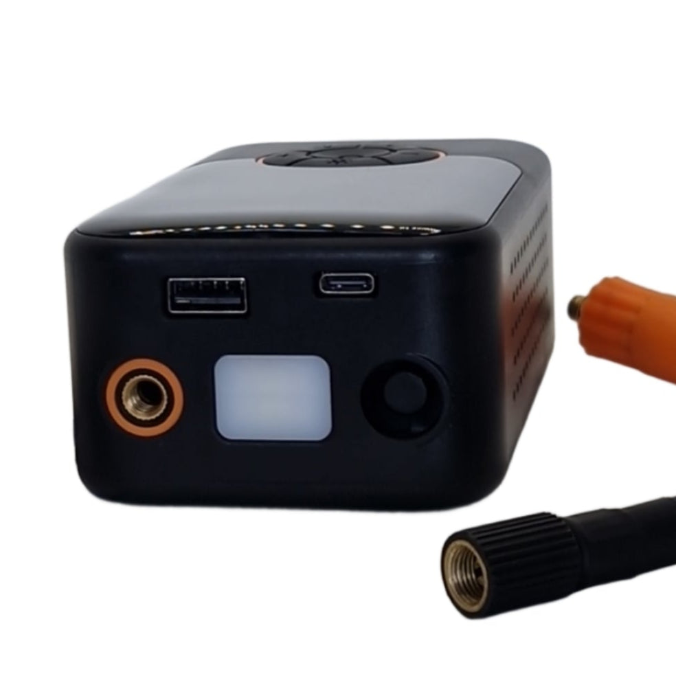 Wireless Tyre Inflator 150PSI - USB Rechargeable Digital Air Pump UK