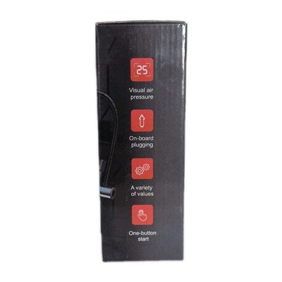Electric Car Pump Tire Inflator 150PSI High Precision Barometer Plug And Play
