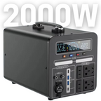 2000W Portable Solar Generator + 2x 200W Solar Panels Kit UK