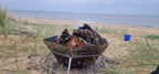 Hexagonal Stainless Steel BBQ Grill - Large Portable Charcoal UK