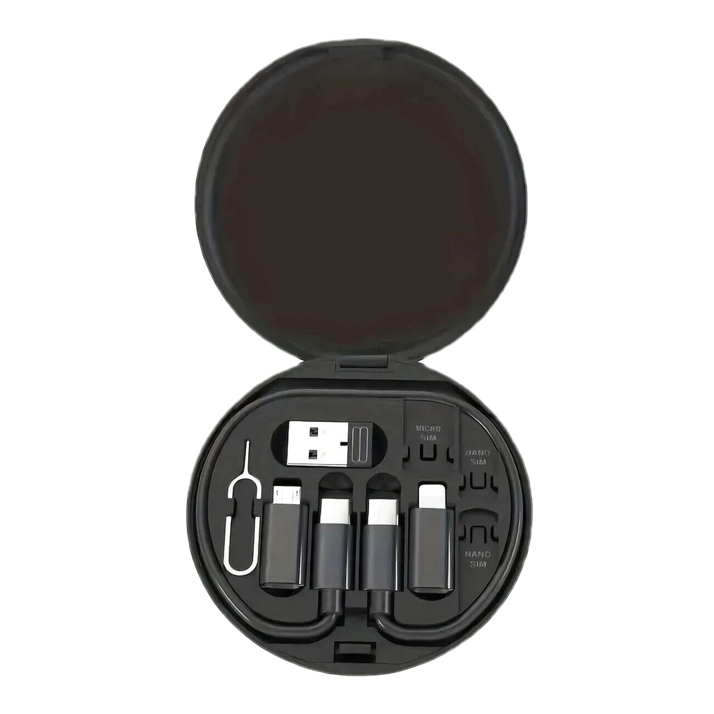 3-Pack Multi-Function USB Adapter Kit - Phone Stand & SIM Tool