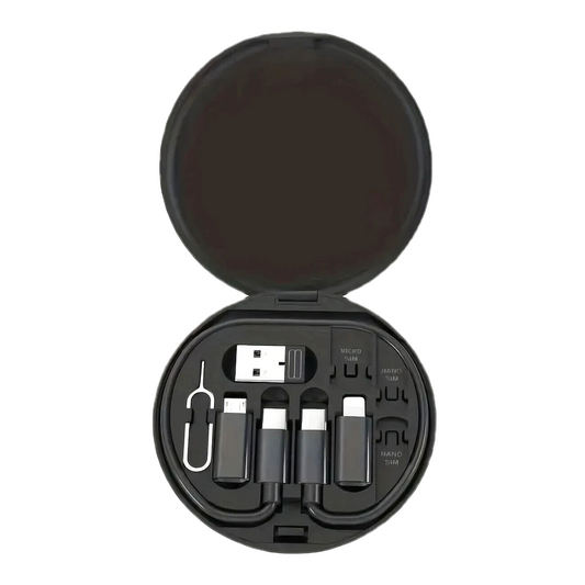 3 Pack  Multi-Function USB Charging Adapter Kit - USB A & Type C to Micro/Type C