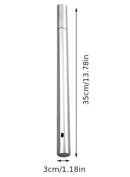 30/35/40cm Metal BBQ Skewers Stainless Steel Cooking Barbecue Kebab Grill Sticks
