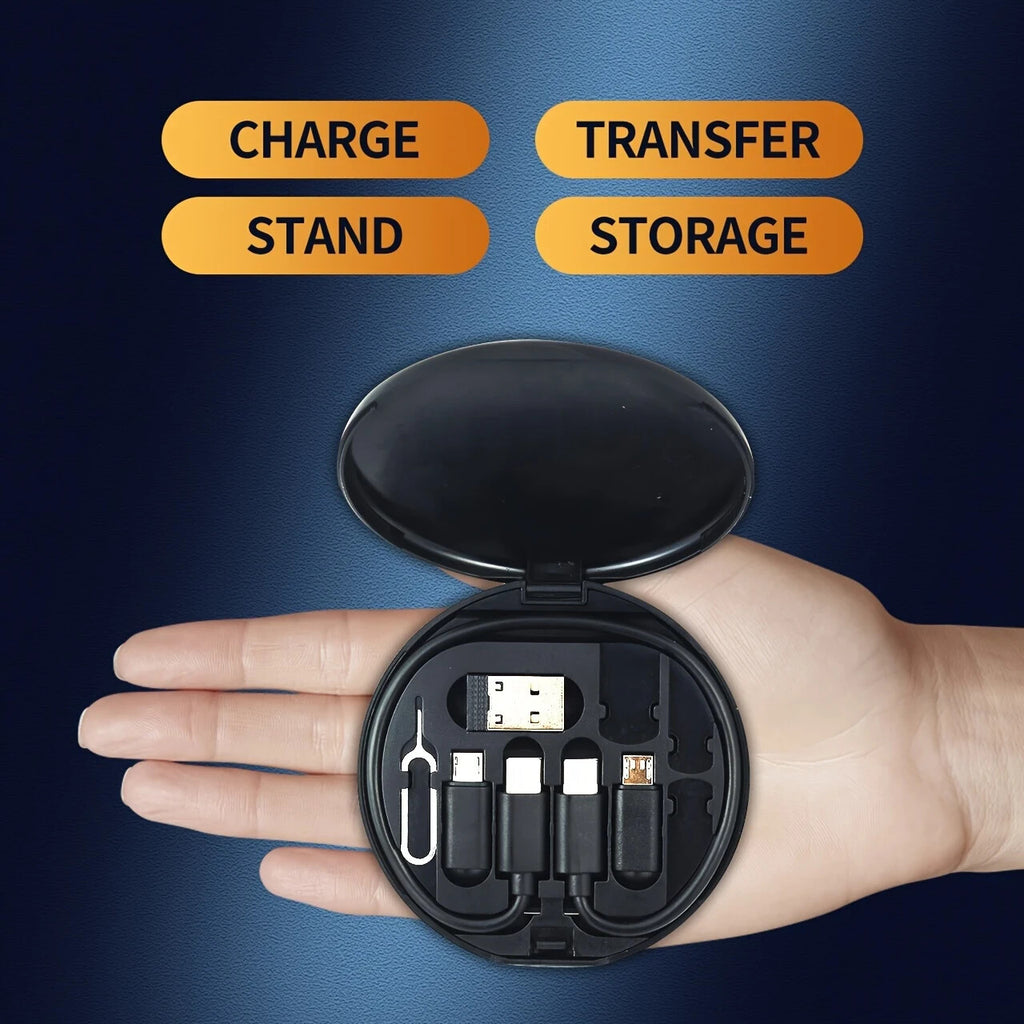 3-Pack Multi-Function USB Adapter Kit - Phone Stand & SIM Tool