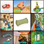 100m Green Nylon Rope - Durable Utility Cord Camping DIY UK
