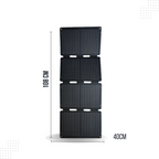 60W Foldable Solar Panel - Portable USB-C DC Fast Charger UK