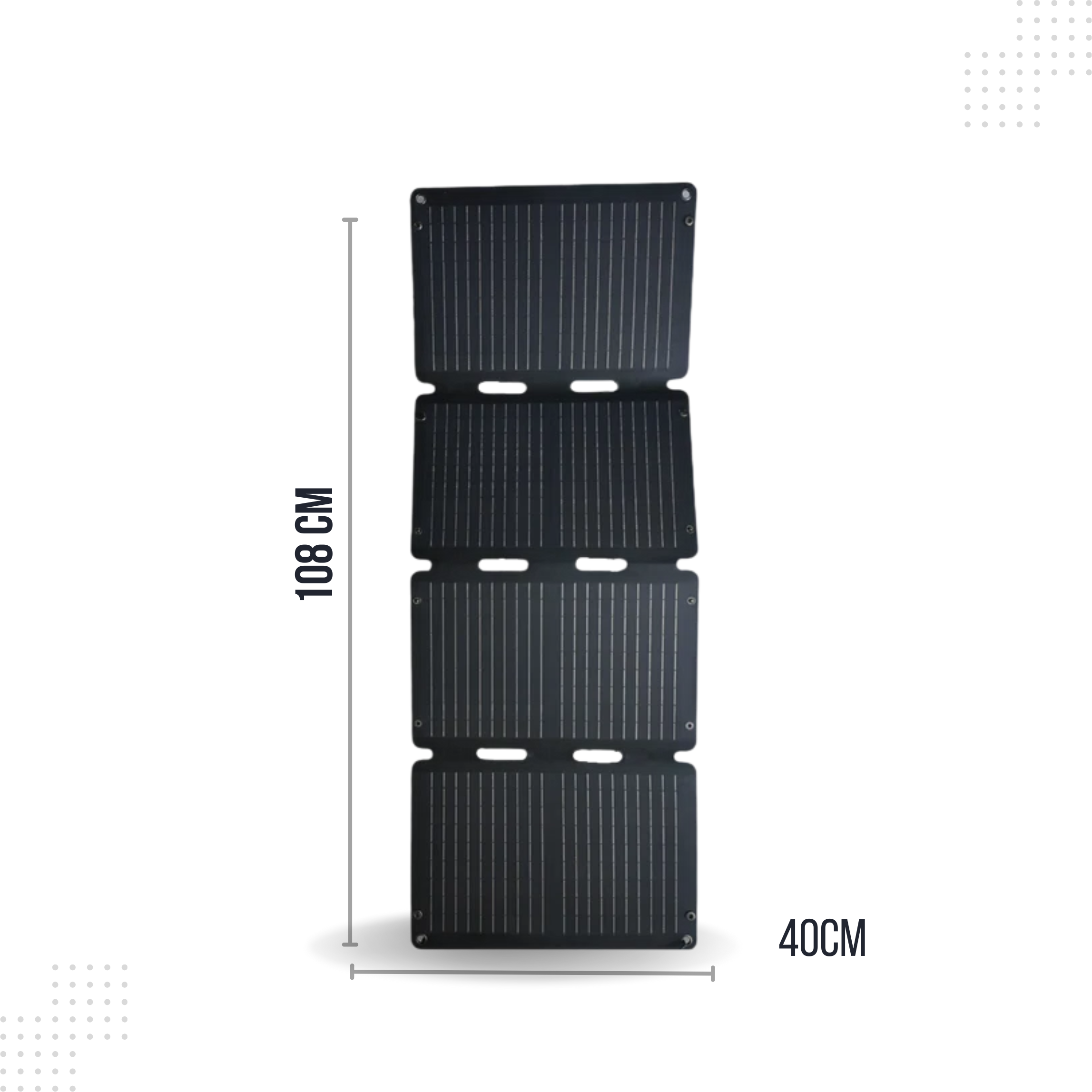 60W Foldable Solar Panel - Portable USB-C DC Fast Charger UK