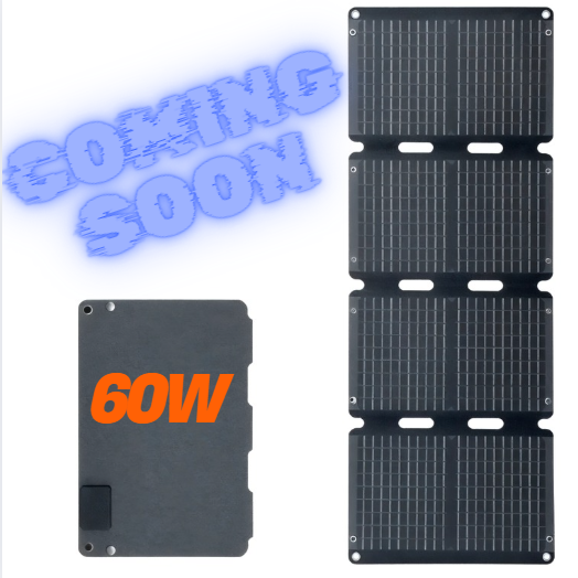 60W Portable Foldable Solar Charger Mobile Power Solar Panel for Cell Phone and Laptop Charging