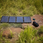 60W Foldable Solar Panel - Portable USB-C DC Fast Charger UK