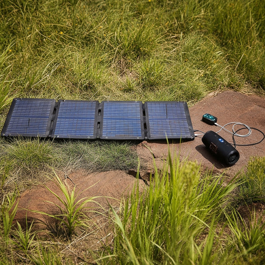 🔋 60W Foldable Solar Panel – Power Your Life Anywhere | USB-C, DC, Fast Charge
