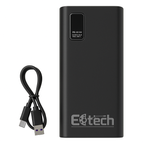 20,000mAh Portable Power Bank - 22.5W Fast Charging LED Display UK
