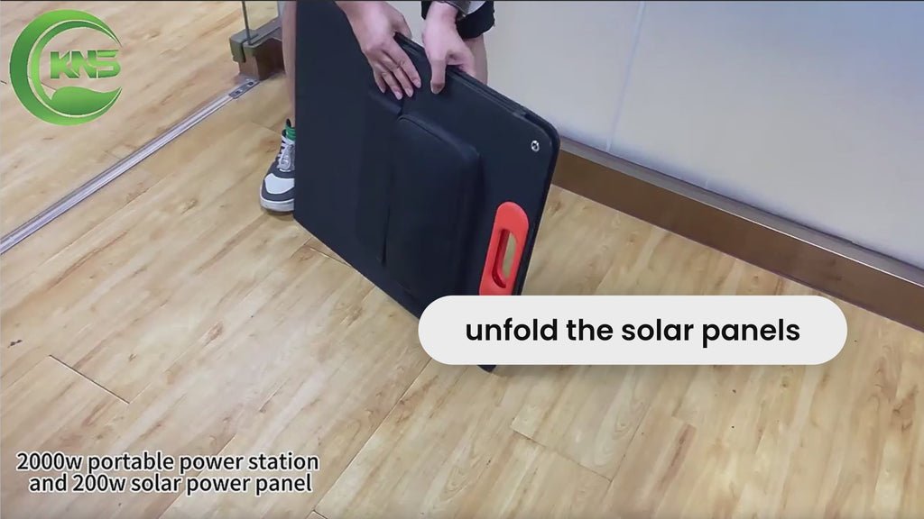 2000W Portable Solar Generator + 2x 200W Solar Panels Kit UK
