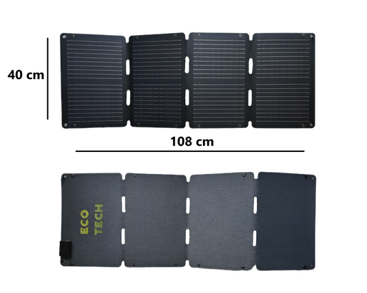 🔋 60W Foldable Solar Panel – Power Your Life Anywhere | USB-C, DC, Fast Charge